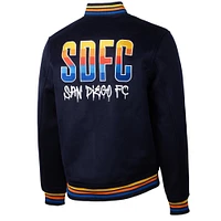 Veste universitaire en laine à boutons-pression San Diego FC Free Kick pour homme de Sport Design Sweden Navy