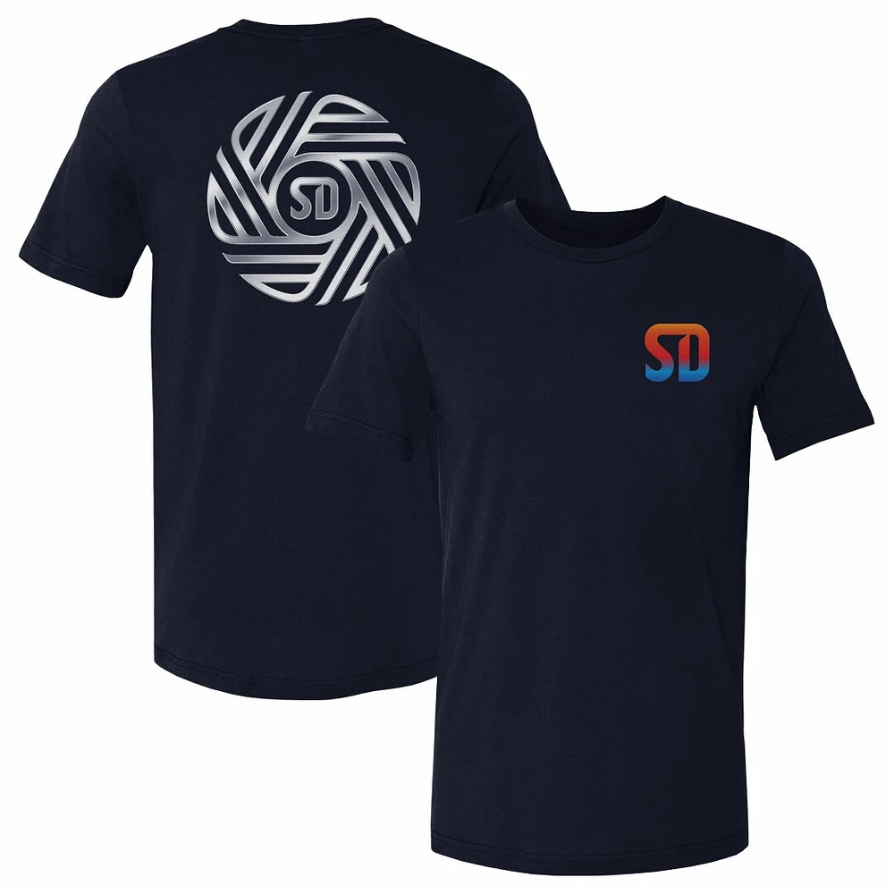 Men's 500 Level  Navy San Diego FC Flow T-Shirt