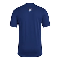 T-shirt adidas bleu marine San Diego FC 2025 Jersey Hook AEROREADY pour homme