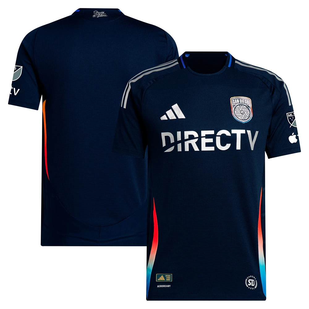 Maillot authentique adidas San Diego FC 2025 State of Flow bleu marine pour homme