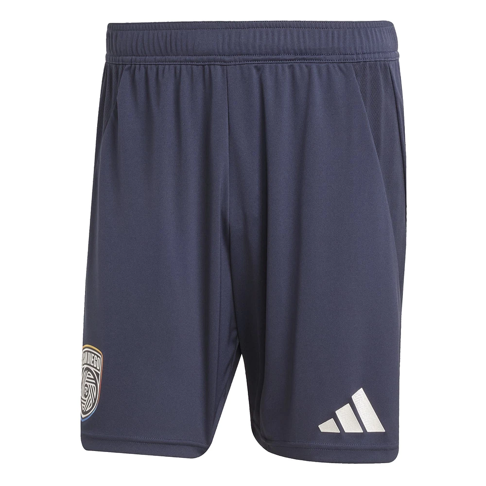 Short adidas bleu marine San Diego FC 2025/26 Authentic pour homme