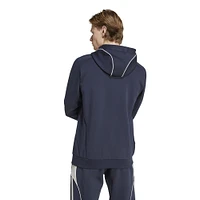 Men's adidas Navy San Diego FC 2025 Travel Pullover Hoodie