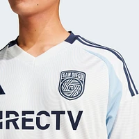 Men's adidas  White San Diego FC 2025 Woven Into One Replica Jersey