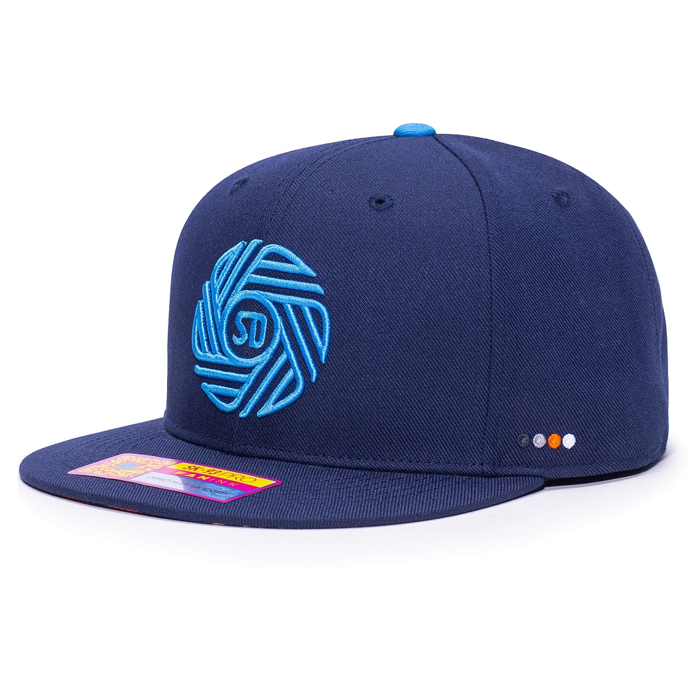 Men's Navy San Diego FC Tahiti Adjustable Hat