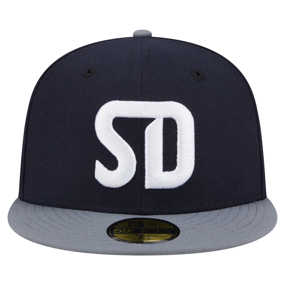Men's New Era  Navy San Diego FC 2025 Kickoff 59FIFTY Fitted Hat