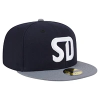 Men's New Era  Navy San Diego FC 2025 Kickoff 59FIFTY Fitted Hat
