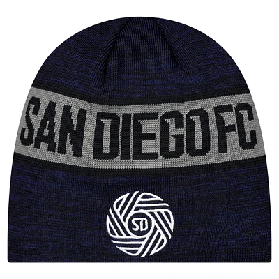 Men's New Era Navy San Diego FC 2025 Kickoff Beanie