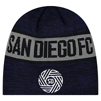 Men's New Era Navy San Diego FC 2025 Kickoff Beanie