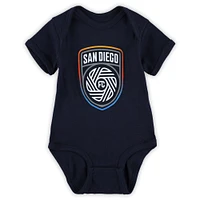 Newborn & Infant Navy San Diego FC Primary Logo Bodysuit