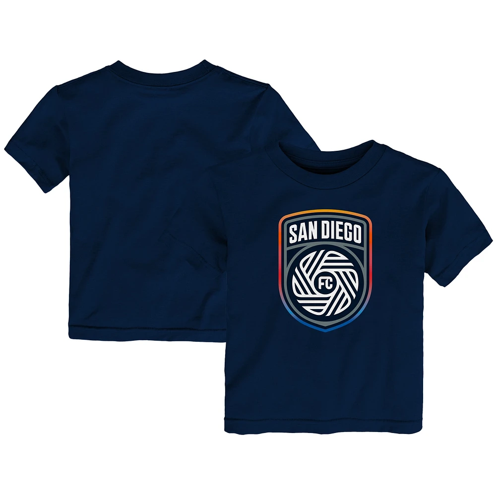 OST 3861 NAVY F23 T-shirt avec logo primaire pour tout-petits TEETOD