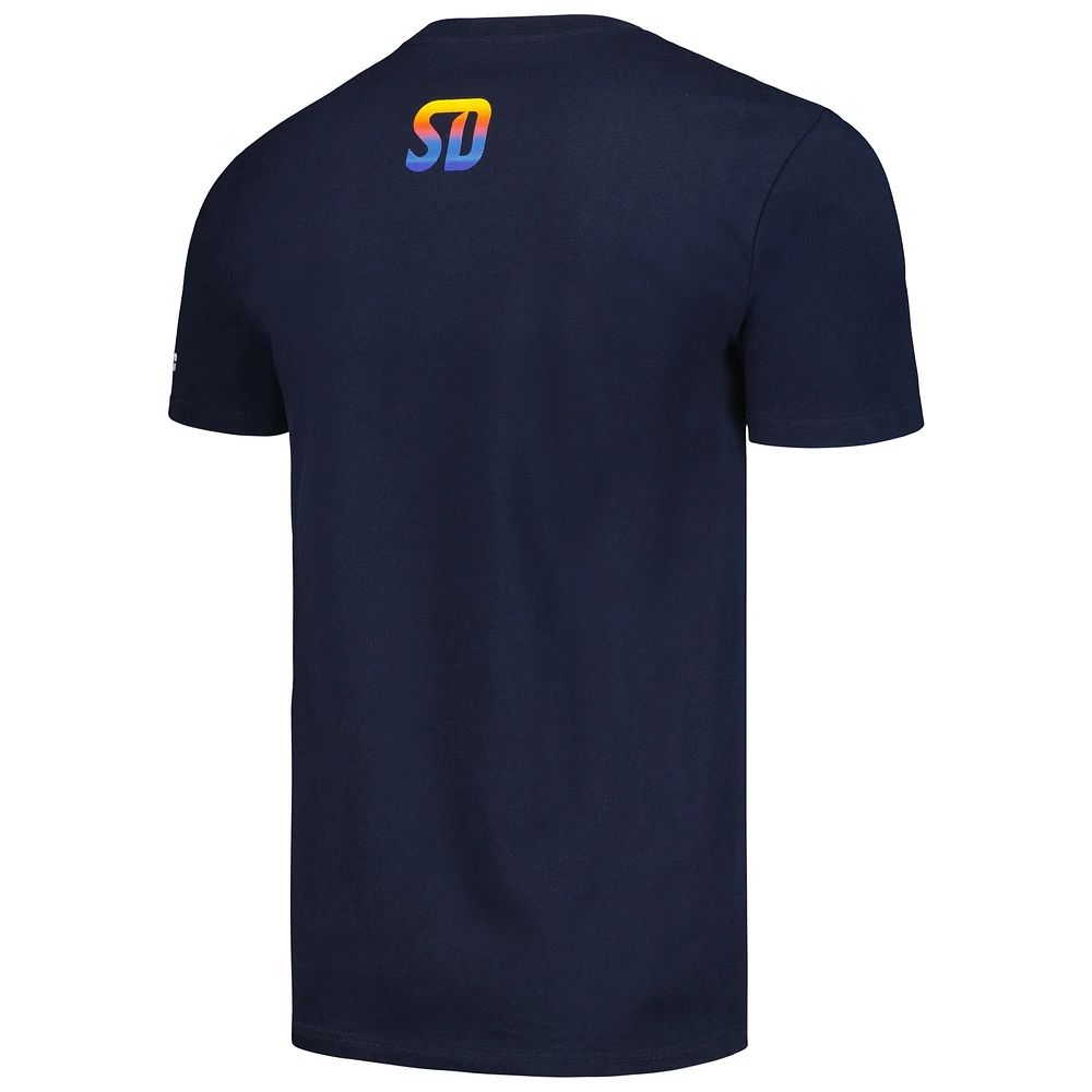 T-shirt unisexe bleu marine San Diego FC Chrome