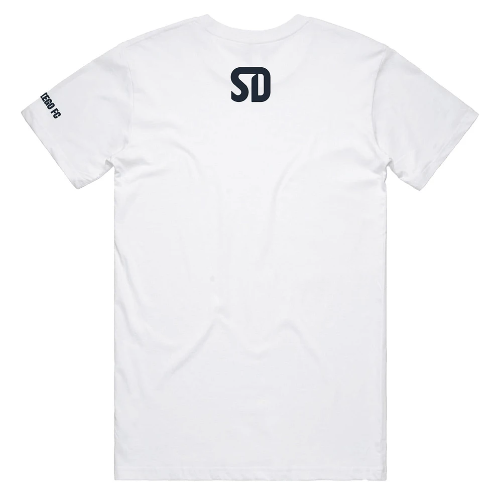 V141313 3861 PCV F23 T-shirt monochrome unisexe TEEMENSCR SDFC03-1000-WH