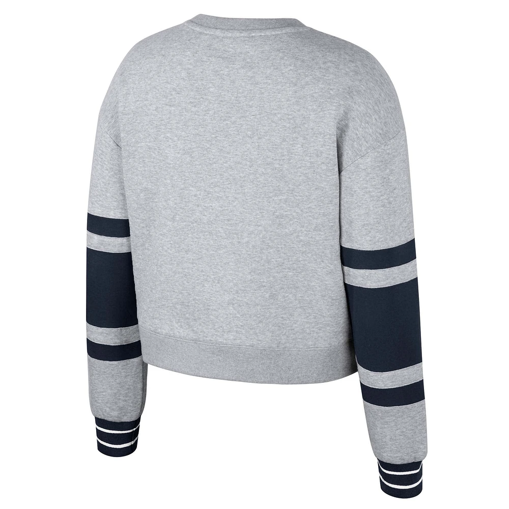 Sweat-shirt court Stadium Essentials Heather Grey San Diego FC Scrimmage pour femme