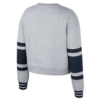 Sweat-shirt court Stadium Essentials Heather Grey San Diego FC Scrimmage pour femme