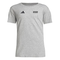 T-shirt cache-cœur local adidas gris San Diego FC pour jeunes
