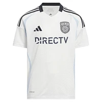 Maillot de joueur réplique tissé en un adidas Hirving Lozano blanc 2025 pour jeunes