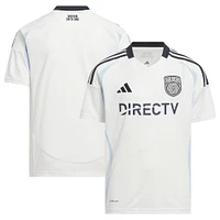 Youth adidas  White San Diego FC 2025 Woven Into One Replica Jersey