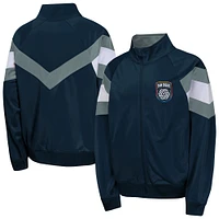 Youth  Navy San Diego FC Field General Track Full-Zip Jacket