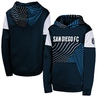 Youth Navy San Diego FC Unbeatable Pullover Hoodie