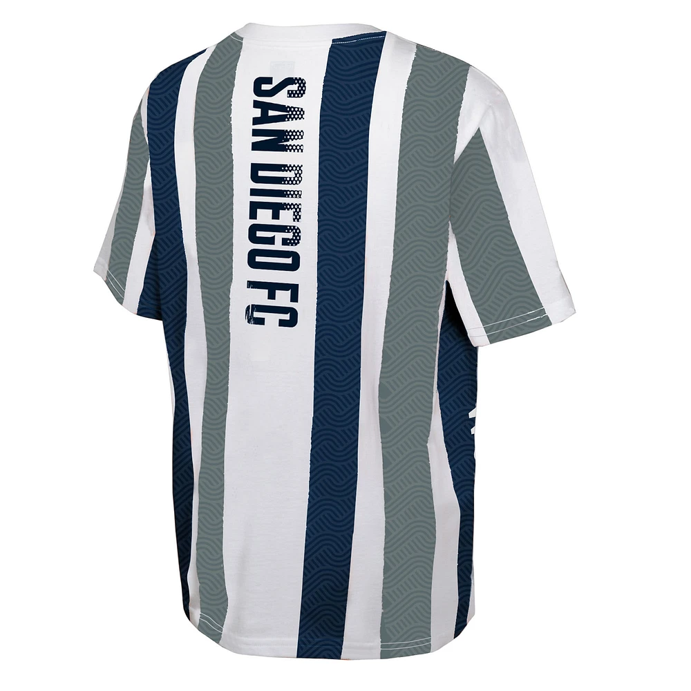 Youth White San Diego FC High Stepping T-Shirt