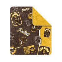  San Diego Padres 50" x 60" Dream Weave Throw Blanket