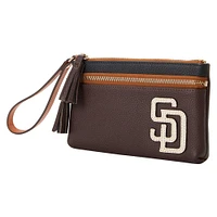 Dooney & Bourke San Diego Padres Infield Double-Zip Wristlet