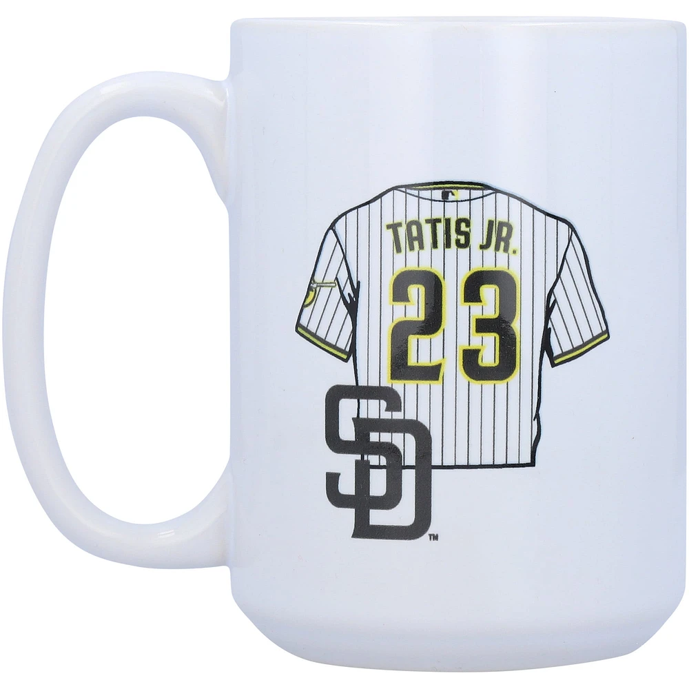 Fernando Tatis Jr. Padres de San Diego 15 oz. Tasse de joueur