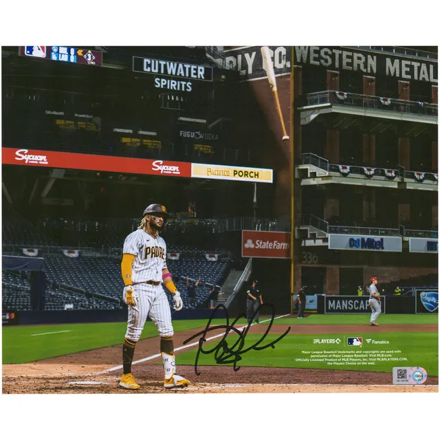 Lids Fernando Tatis Jr. San Diego Padres Fanatics Authentic Autographed 8  x 10 Bat Flip Photograph