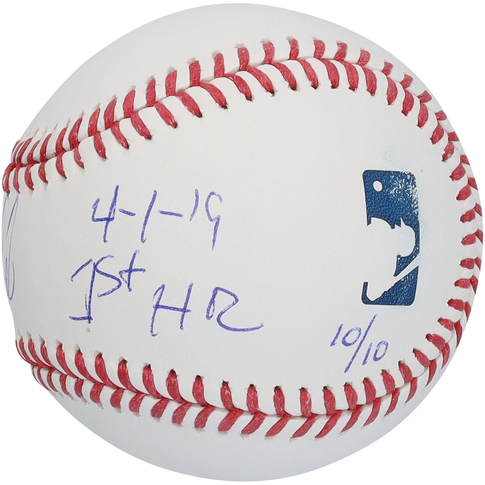 Balle de baseball autographiée Fernando Tatis Jr. des Padres de San Diego avec inscriptions multiples - Édition limitée n° 10/10