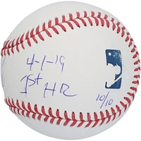 Balle de baseball autographiée Fernando Tatis Jr. des Padres de San Diego avec inscriptions multiples - Édition limitée n° 10/10