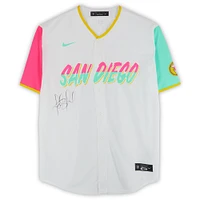 Fernando Tatis Jr. San Diego Padres Autographed White Nike City Connect Replica Jersey - Signature on Front