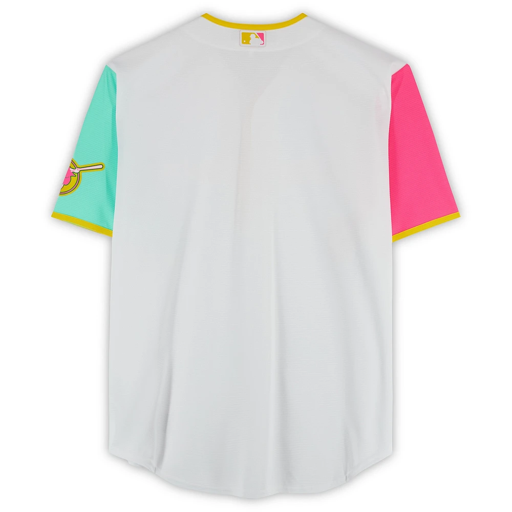 Fernando Tatis Jr. San Diego Padres Autographed White Nike City Connect Replica Jersey - Signature on Front