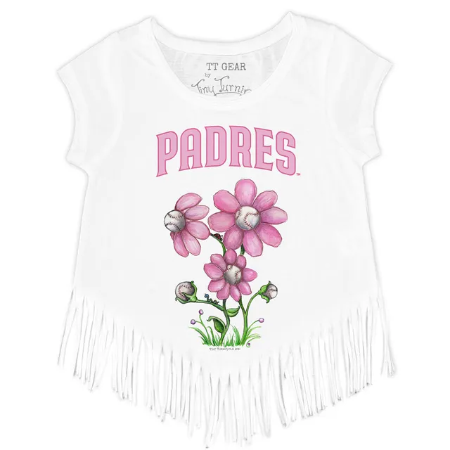 Lids San Diego Padres Tiny Turnip Youth Girl Teddy T-Shirt