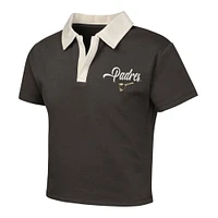 Ensemble polo et jupe-short Johnny pour filles marron San Diego Padres Base Trainer