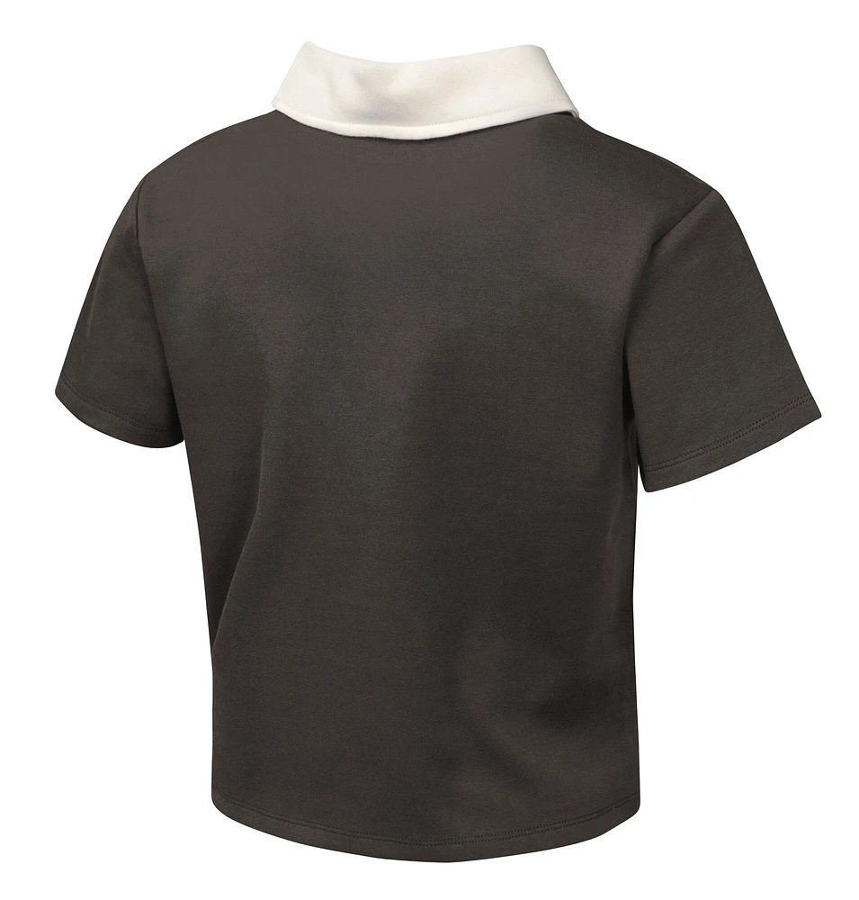 Ensemble polo et jupe-short Johnny pour filles marron San Diego Padres Base Trainer