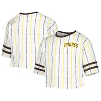 T-shirt rayé San Diego Padres Ball blanc pour jeune fille