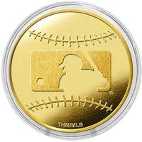 Highland Mint San Diego Padres Pièce d'or en acrylique de 3 po x 5 po - Présentoir de bureau