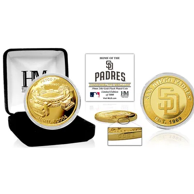 San Diego Padres Highland Mint Stadium Gold Mint Coin