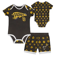 Ensemble de couvre-couches 2 pièces pour bébé marron San Diego Padres On Deck