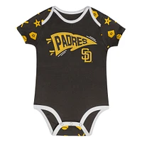 Ensemble de couvre-couches 2 pièces pour bébé marron San Diego Padres On Deck