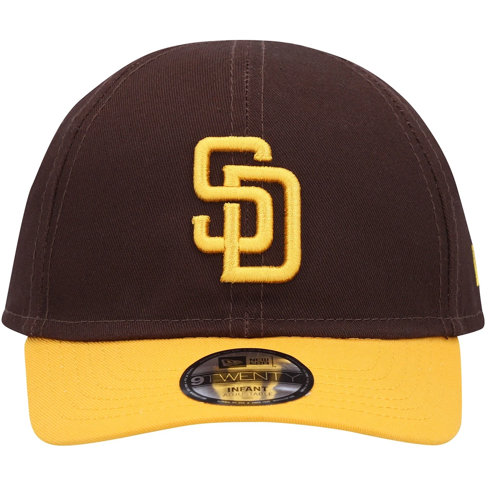 Casquette New Era San Diego Padres Team Colour My First 9TWENTY Flex pour bébé, marron