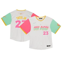 Maillot de joueur Nike Fernando Tatis Jr. San Diego Padres City Connect Limited blanc pour enfant