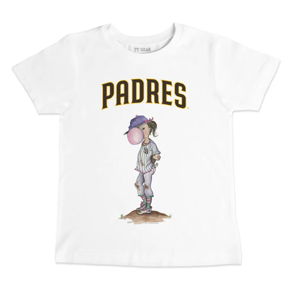 Lids San Diego Padres Tiny Turnip Infant Bubbles T-Shirt - White