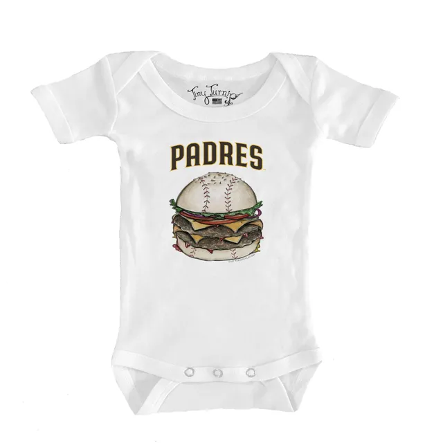 Lids San Diego Padres Tiny Turnip Toddler Baseball Tie T-Shirt - Gold