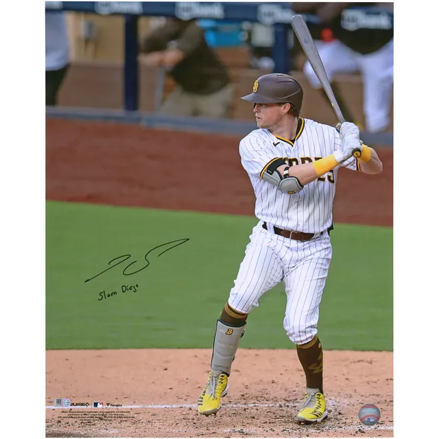 Lids Jake Cronenworth San Diego Padres Fanatics Authentic Autographed 11''  x 14'' Hitting Spotlight Framed Photograph with ''SLAM DIEGO'' Inscription