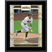 Plaque de nom de joueur sublimée Manny Machado San Diego Padres 10,5'' x 13''