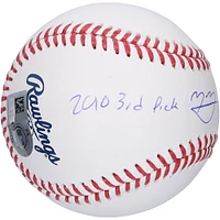 Balle de baseball autographiée Manny Machado des Padres de San Diego avec inscriptions multiples