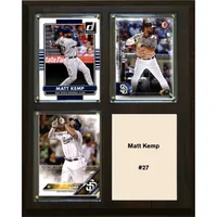 MLB6X8Matt Kemp San Diego Padres Two Card Plaque - C and I