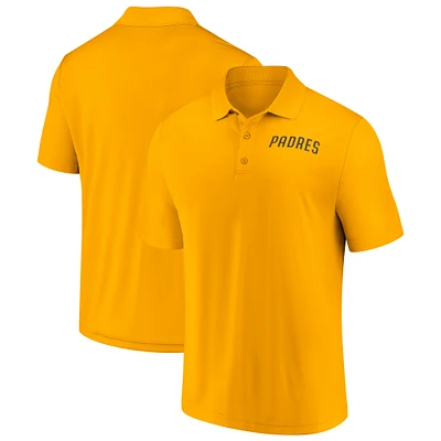 Men's Fanatics  Gold San Diego Padres Logo Polo