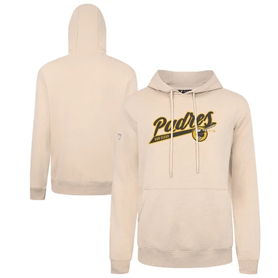 Sweat à capuche en polaire kaki Levelwear pour homme des Padres de San Diego Podium